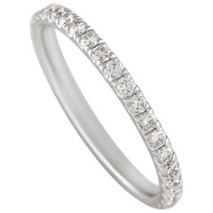 LB Exclusive 14K White Gold 0.79ct Diamond Eternity Band Ring