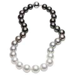 Atemberaubende Perlenkette mit Ombre-Muster