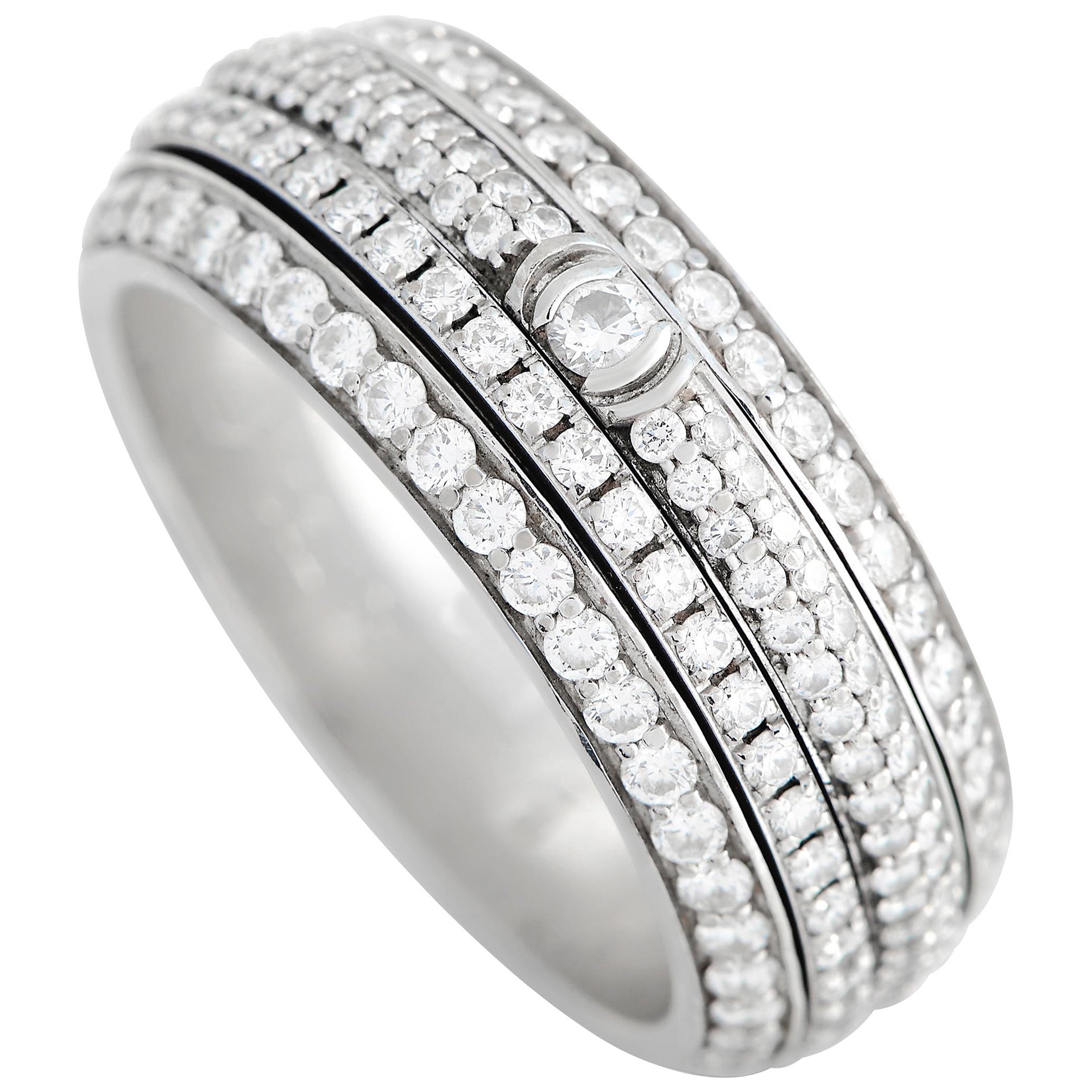 Piaget Possession 18k White Gold 2.24 Carat Diamond Ring For Sale