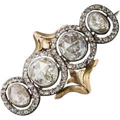 Georgian Rose-Cut Diamond Brooch 1
