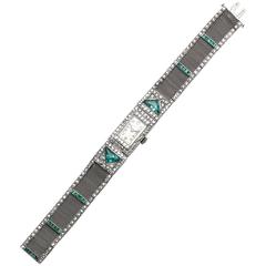 Vacheron Constantin Damen Platin-Diamant-Armbanduhr