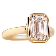2.5 Carat Emerald Cut Diamond Ring