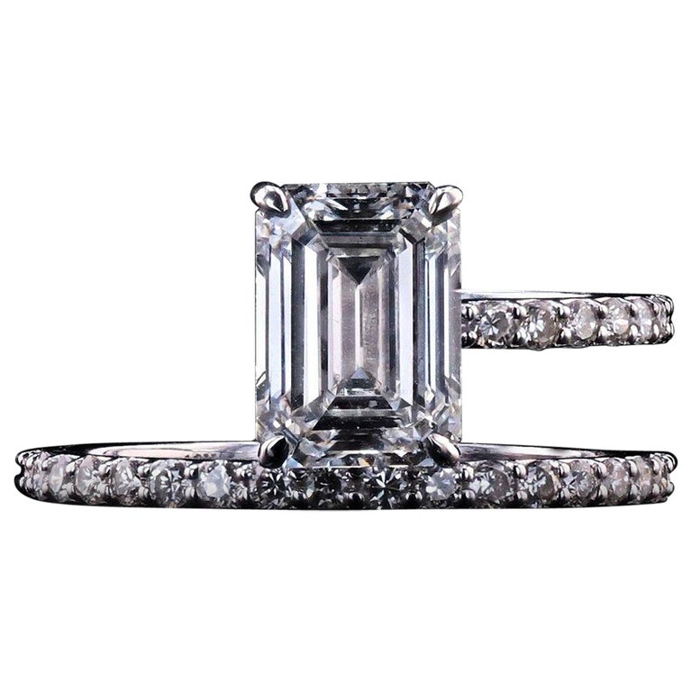 2.52 Carat Genuine Lab Grown Diamond 14K Yellow Gold Ring main image 1