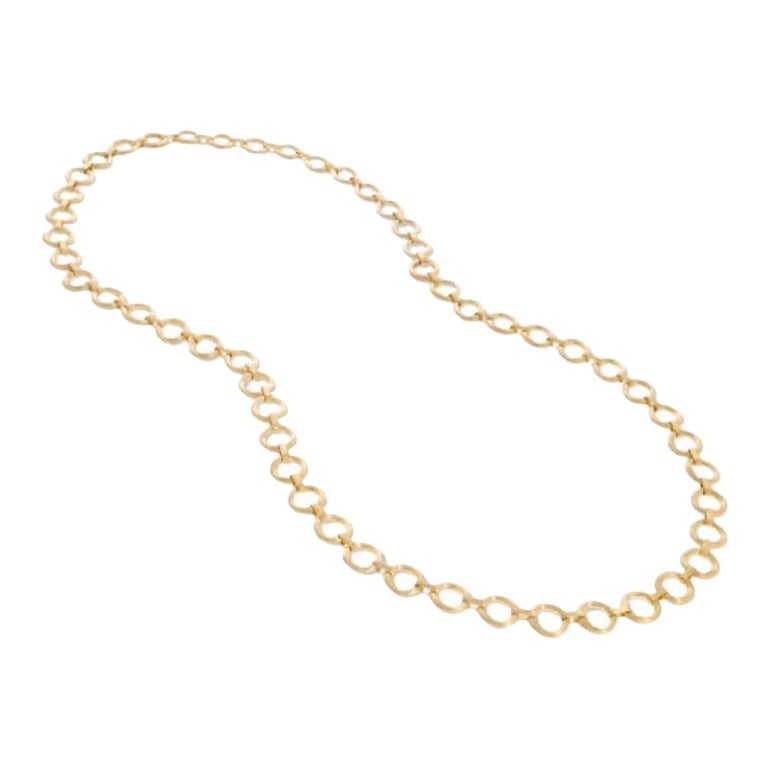 Marco Bicego Jaipur Yellow Gold Link Necklace CB2672 For Sale