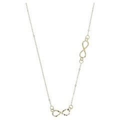 Intini Jewels 14 Karat Yellow Gold Tree of Life Chain Pendant Infinity Necklace
