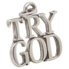 Tiffany & Co. 'Try God' Charm Pendant for a Necklace or Bracelet