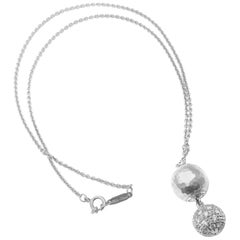 Tiffany & Co. Paloma Picasso Diamond Gold Pendant Necklace