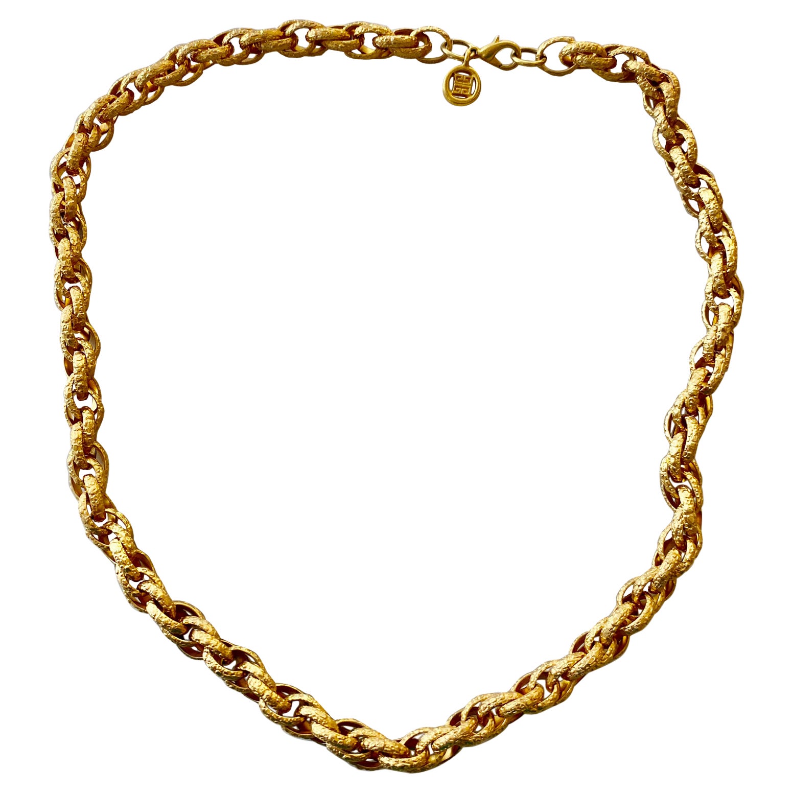 Givenchy Gold Chain Neckalce, France, 1980s