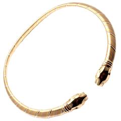 Cartier Panther Tricolor Gold Necklace