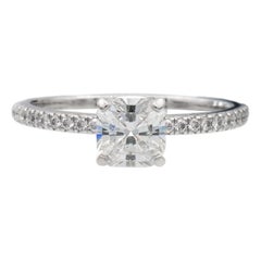 Tiffany & Co. Verlobungsring aus Platin mit True Cut-Diamant .99 Karat TW H VVS2