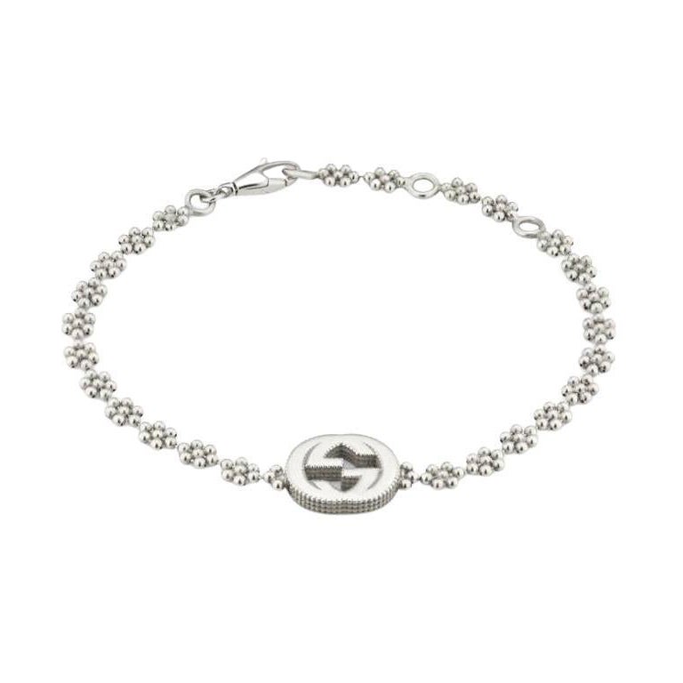 Gucci Interlocking G Silver Bracelet YBA481687001