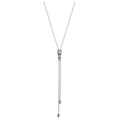 Nigaam 7.31cttw, Diamond with 0.35cts, Enamel Long Chain Necklace in 18k Gold