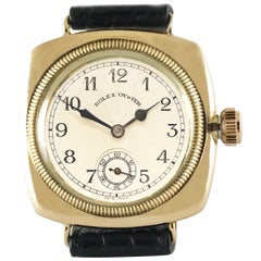 Rolex, Rose Gold, Art Deco Cushion Oyster Dated, 1930