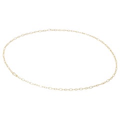 18k Gold Handmade Chain Necklace