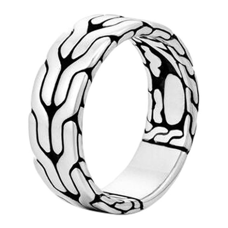 John Hardy Men's Classic Chain Band Ring RB99842X10 For Sale
