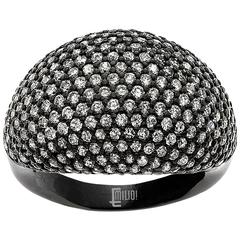 Micro Pave Diamond Gold Ring