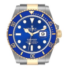 Rolex Submariner 41 Steel Yellow Gold Blue Dial Mens Watch 126613 Unworn