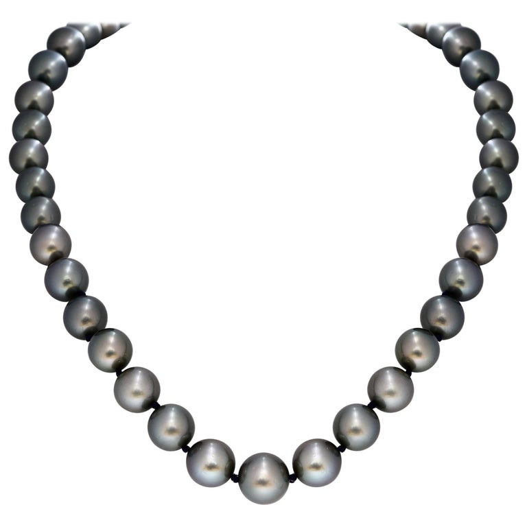 Collier Argent 925 Perle Noire De Tahiti Et Grenat - Marque Rose-Mimosa - Neuf Avec étiquettes