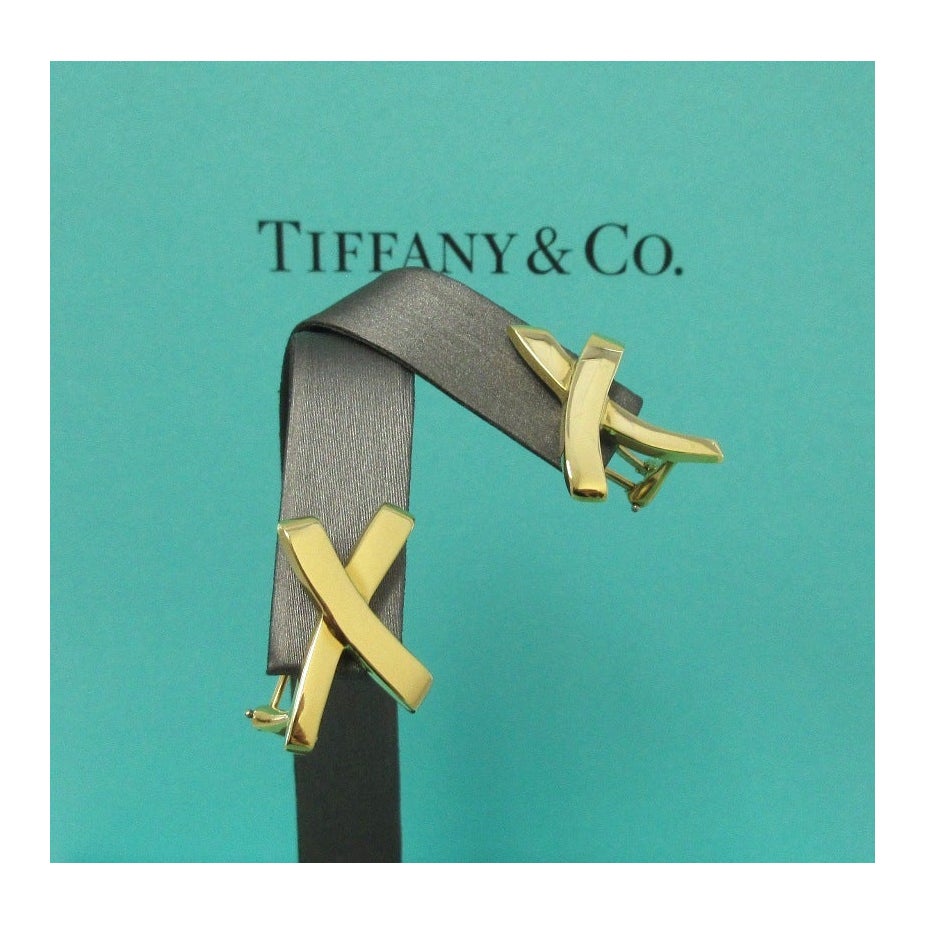 Tiffany & Co. 18k Yellow Gold Paloma Picasso x Earrings Medium