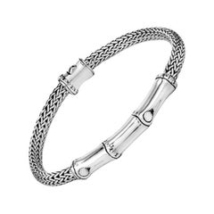 John Hardy Bracelet station en argent et bambou BB95311XUL