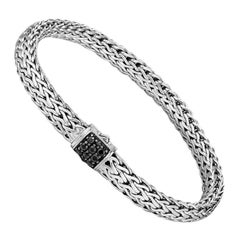 John Hardy Classic Chain Bracelet with Black Sapphire BBS9042BLSXUM