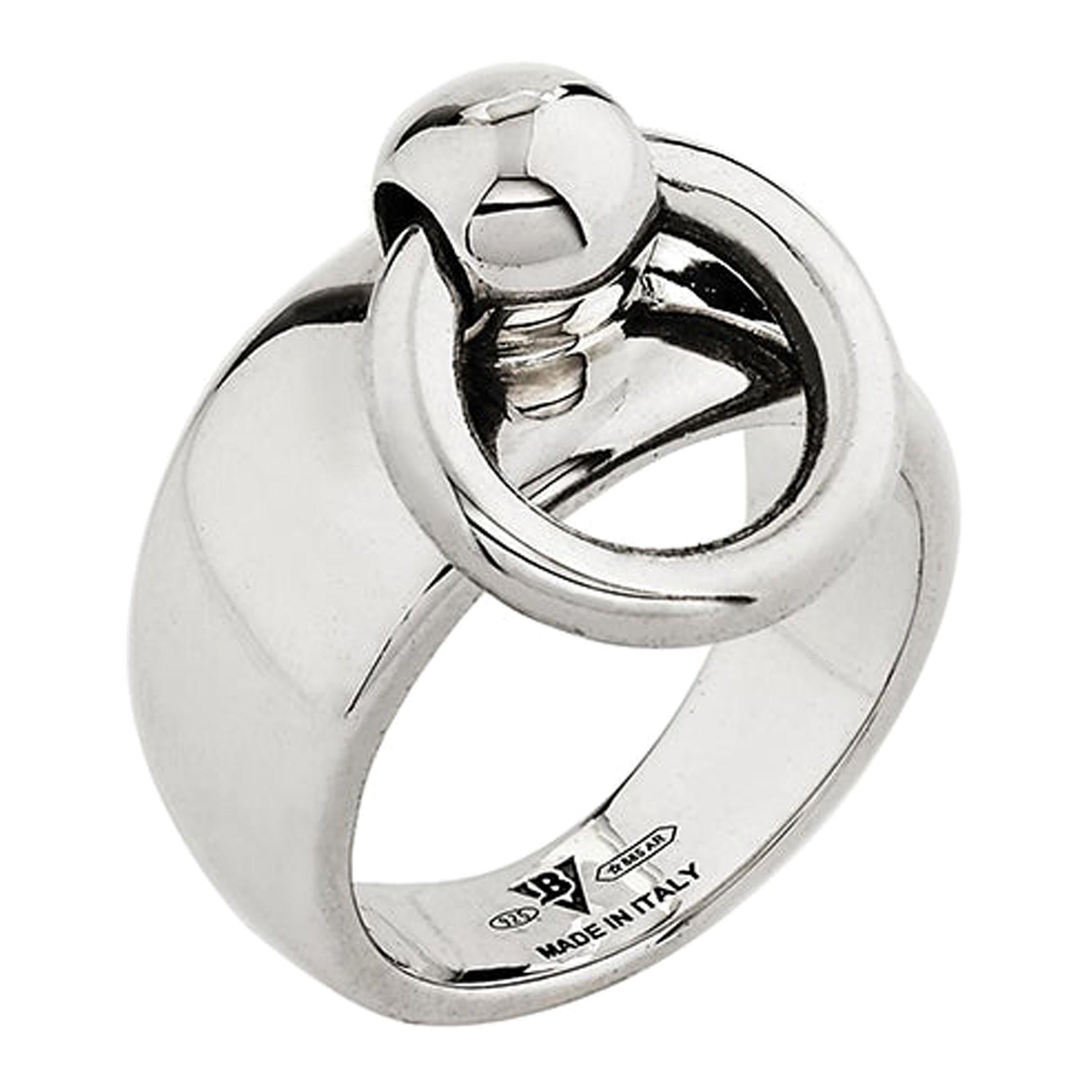 Betony Vernon "O-Ring Band Medium Ring" Ring Sterling Silver 925 in Stock For Sale