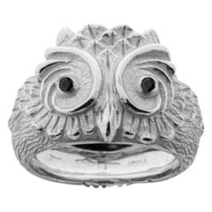 Alex Jona Sterling Silver Owl Ring