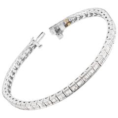 Sophia D. Diamond Platinum Baguette Tennis Bracelet