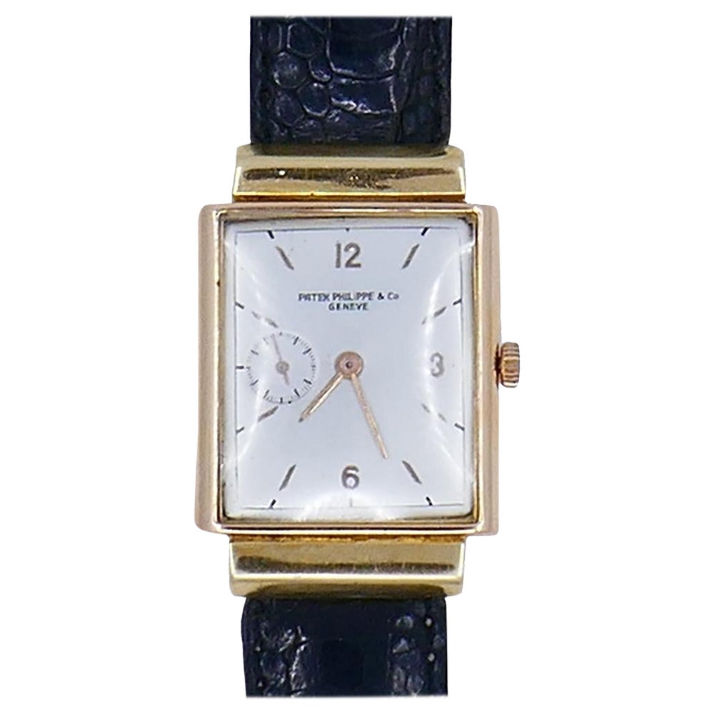 Patek Philippe Vintage 18 Karat Gold Perpetual Calendar Wristwatch ...
