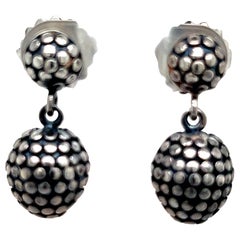 John Hardy Estate Orecchini Dot Dot Ball A. Silver