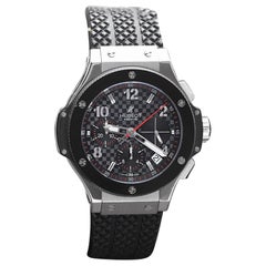 Hublot Montre Big Bang 341.SB.131.RX en acier inoxydable avec caoutchouc noir