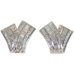 Charles Krypell Diamond Gold Earrings 5