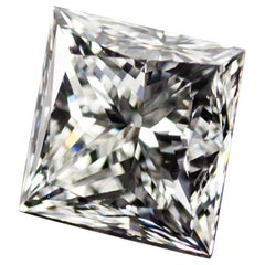 Diamant taille princesse de 1,03 carat non serti I/VS1 certifié GIA