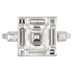 Cartier 2.11 Carat GIA Diamond Cluster Ring, circa 1935