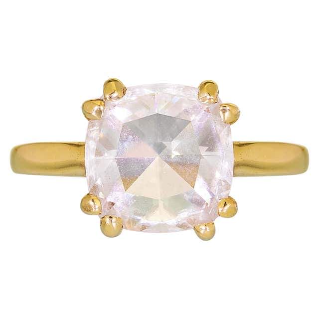 Handcrafted Chelsea Rose Cut Diamond Ring by Single Stone For Sale at ...