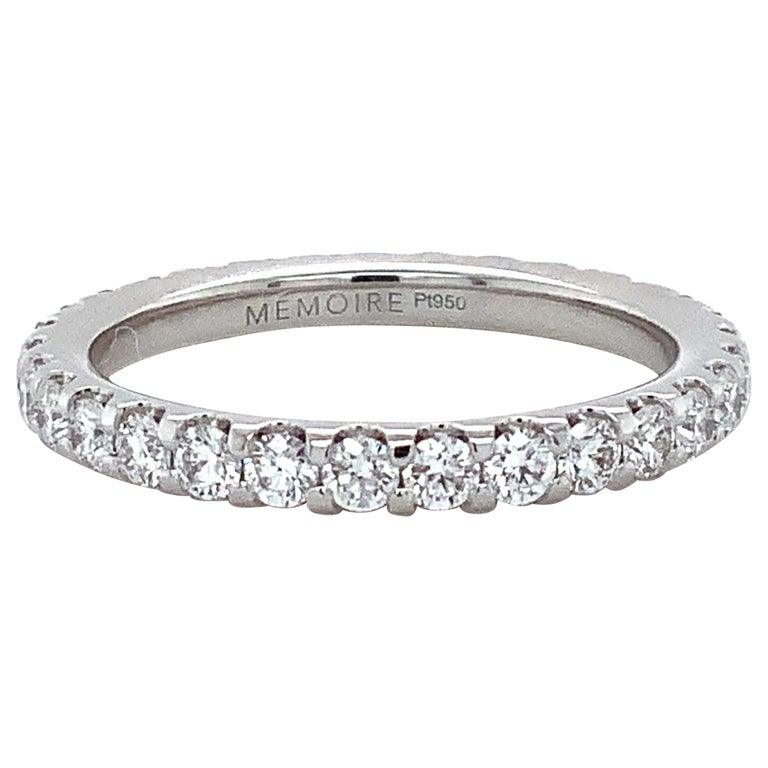 Memoire Odessa Collection 1.04 Carat Diamond Eternity Band Set in ...
