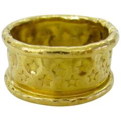 Jean Mahie Mens Gold Ring 