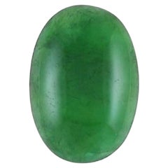 GIA Certified 3.17 Carat Oval Natural Jadeite Jade