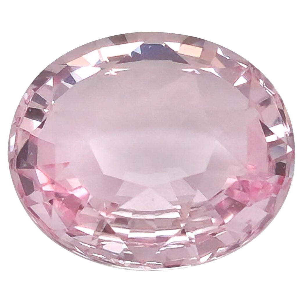 Saphir padparadscha naturel non chauffé de 4,54 carats certifié GRS