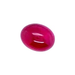 GIA Certified 3.55 Carat Oval Shape Burma Ruby