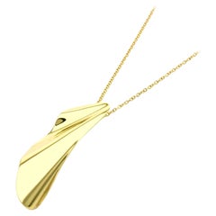 Tiffany & Co. 18k Gold Elsa Peretti High Tide Pendant Necklace