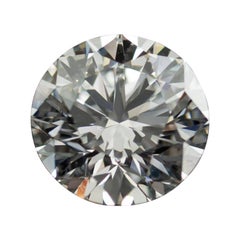 Diamante suelto de 1,58 quilates, talla brillante redondo D / VS1, certificado por el GIA