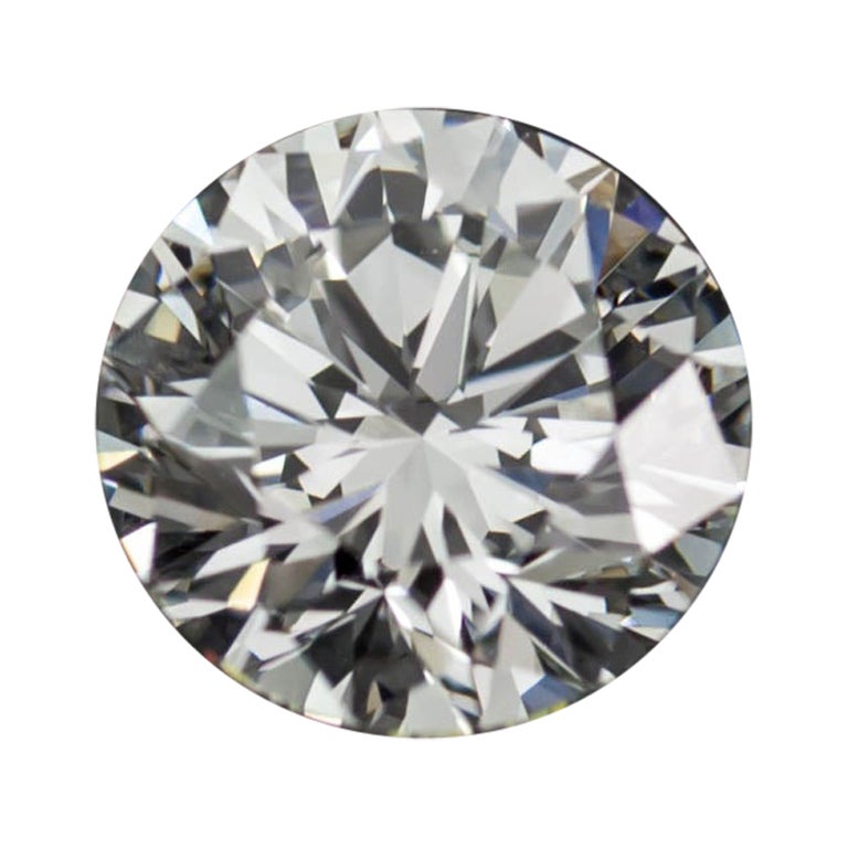1.03 Carat Loose G / SI1 Round Brilliant Cut Diamond GIA Certified For Sale
