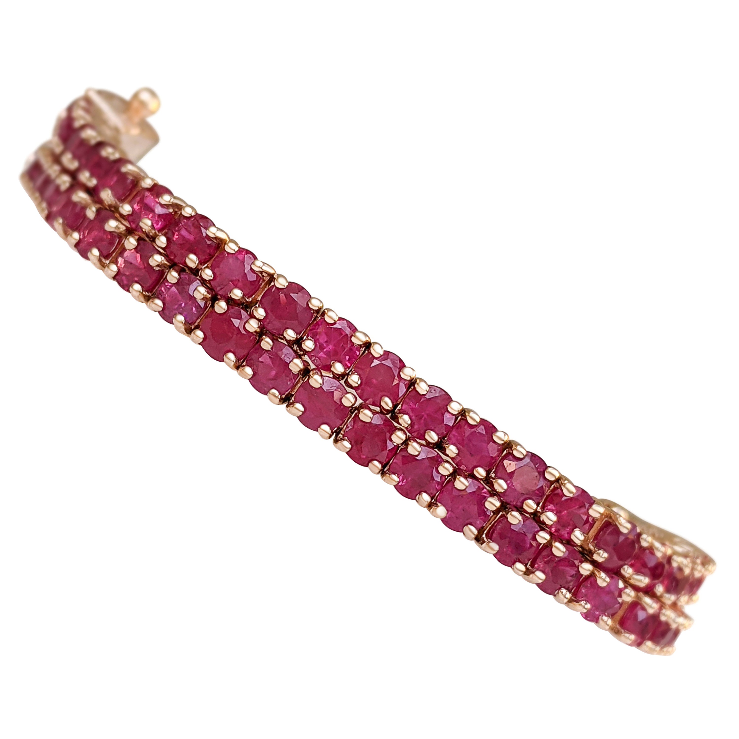 Ruby 14 G $1 NO RESERVE! - 4.77 Carat Natural Red Ruby, 14 Karat Yellow Gold ...
