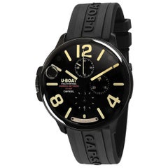 Used U-Boat Capsoil Chronograph Quartz Black Dial Men's Watch 8896