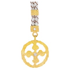 Allegra Crusader Cross Pendant in 22k Gold, by Tagili