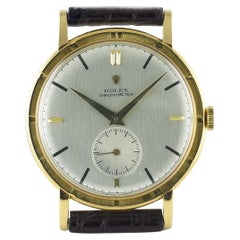 Retro Rolex Precision Gold Wristwatch c1947