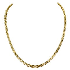 Tiffany and Co Yellow Gold Link Chain Necklace
