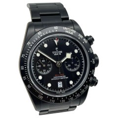 Tudor 79360DK Black Bay Chrono Dark PVD Coated Steel Box Paper, 2019