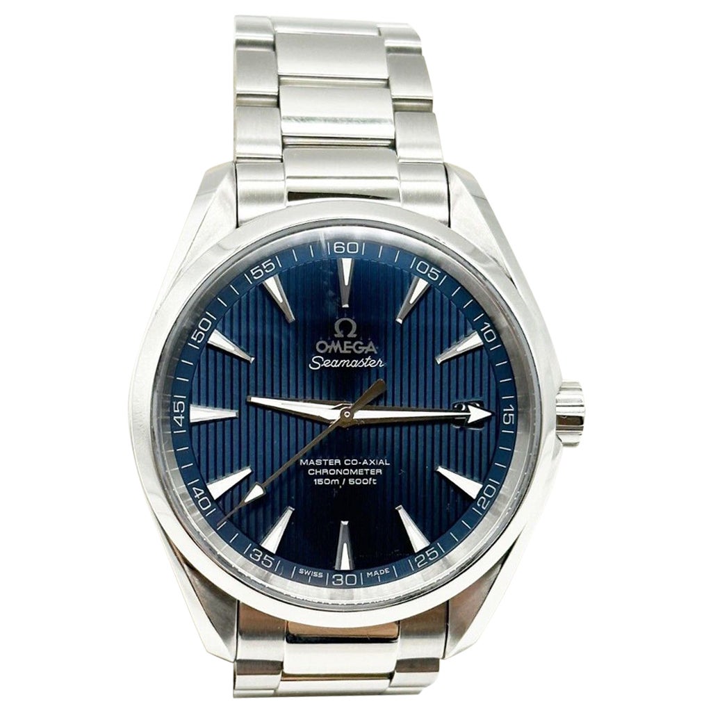 Omega 231.10.42.21.03.003 Seamaster James Bond - Boîte en acier bleu terre en vente